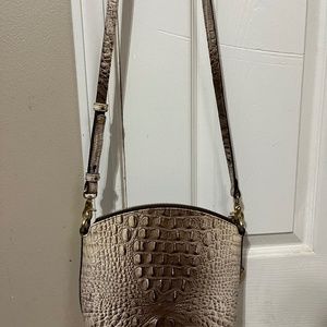 Snake skin crossbody bag